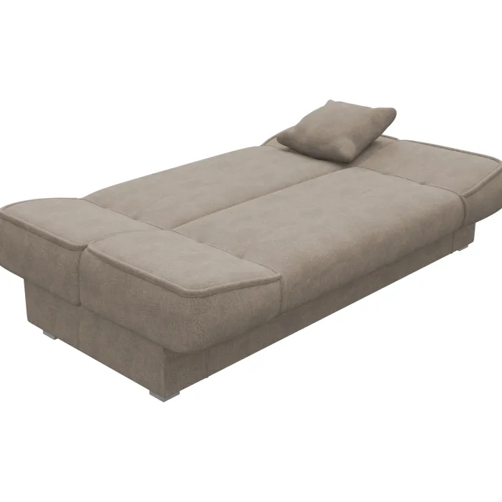 Divano letto 2 posti 182cm pieghevole senza braccioli beige Rollo