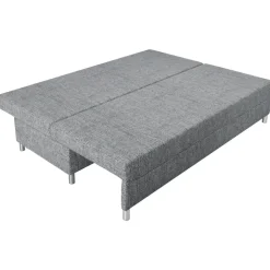 Divano letto 3 posti 192cm pieghevole matrimoniale grigio chiaro Titus