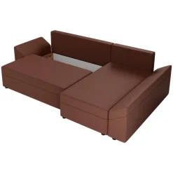 Divano letto 3 posti reversibile 240x140cm matrimoniale angolare rosa Appia