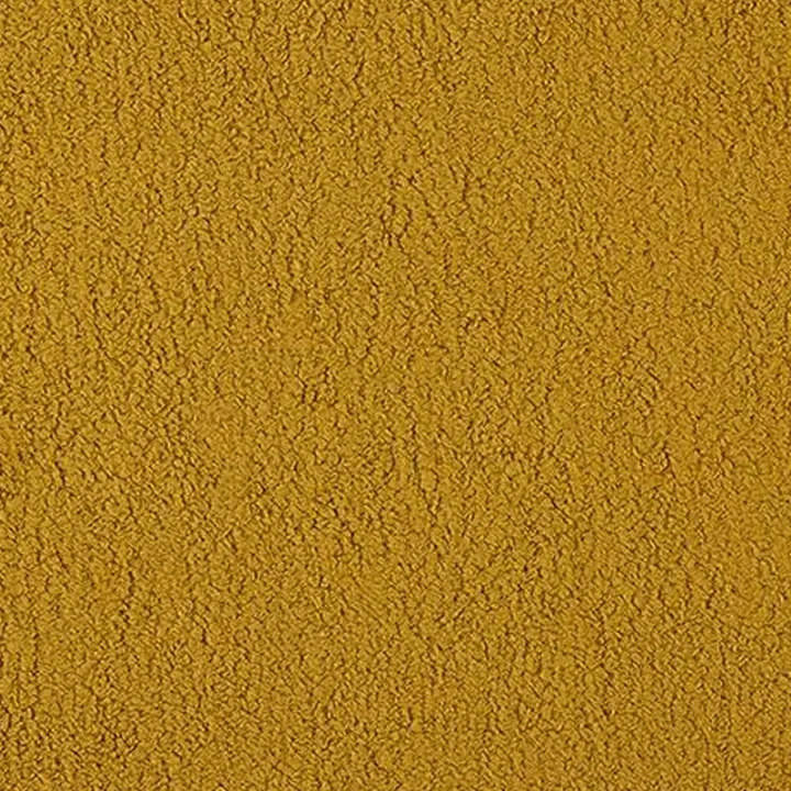Divano letto 3 posti 248x90cm con contenitore in tessuto velo giallo senape Floty