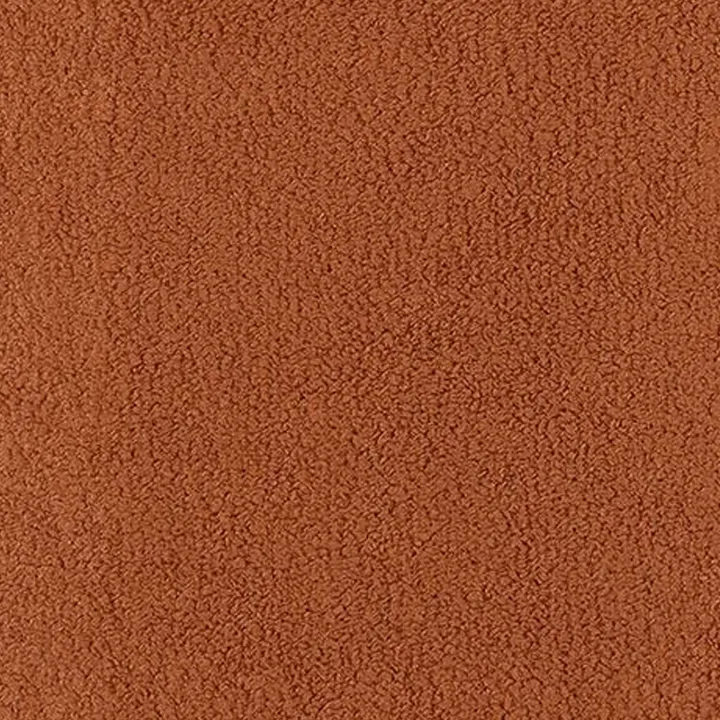 Divano letto 3 posti 248x90cm con contenitore in tessuto velo rosso mattone Floty