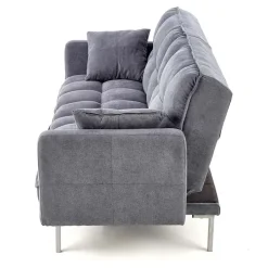 Divano letto 2 posti 193x58cm grigio acciaio Cassandra
