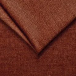 Divano letto regolabile angolare destra 5 posti 280x214cm tessuto arancio corallo Snuggity