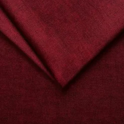 Divano letto regolabile angolare destra 4 posti 288x182cm tessuto rosso bordeaux Loungey