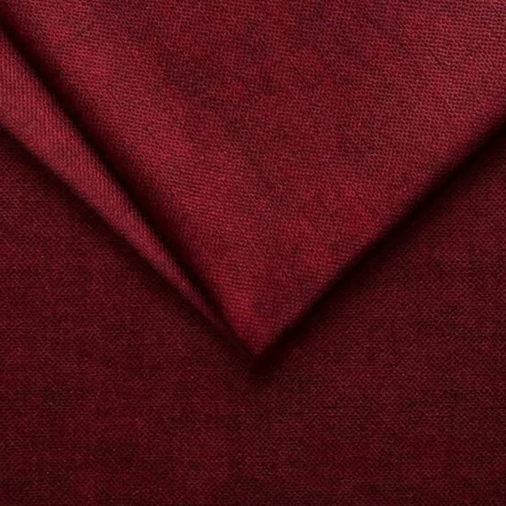 Divano letto regolabile angolare destra 4 posti 288x182cm tessuto rosso bordeaux Loungey