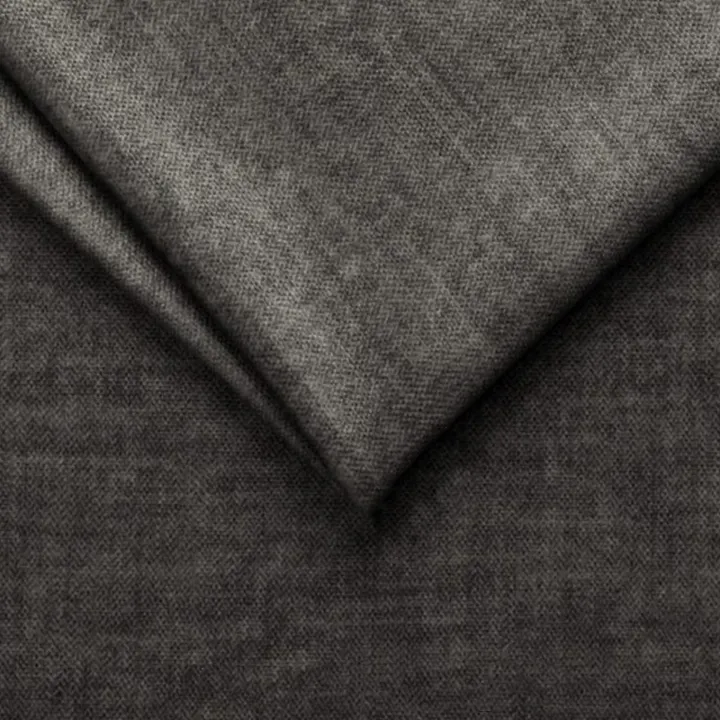 Divano letto regolabile angolare sinistro 5 posti 353x214cm tessuto grigio scuro Calmora