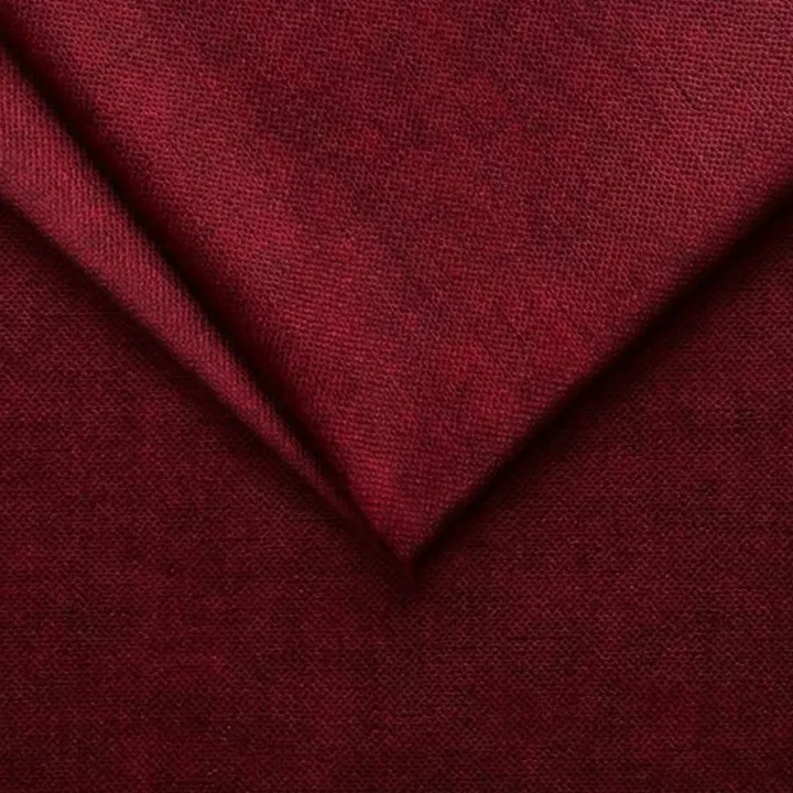 Divano letto regolabile angolare destra 5 posti 280x214cm tessuto rosso bordeaux Snuggity