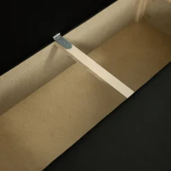Divano letto reversibile 3 posti moderno 238cm nero écru Flow