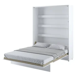 Letto a scomparsa verticale 160x200 cm matrimoniale bianco Camelio