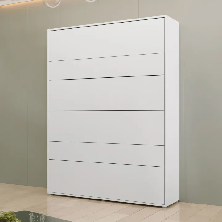 Letto a scomparsa verticale 160x200 cm matrimoniale bianco Camelio