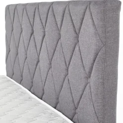 Letto matrimoniale con cassettoni 160x200cm grigio nero Galileo