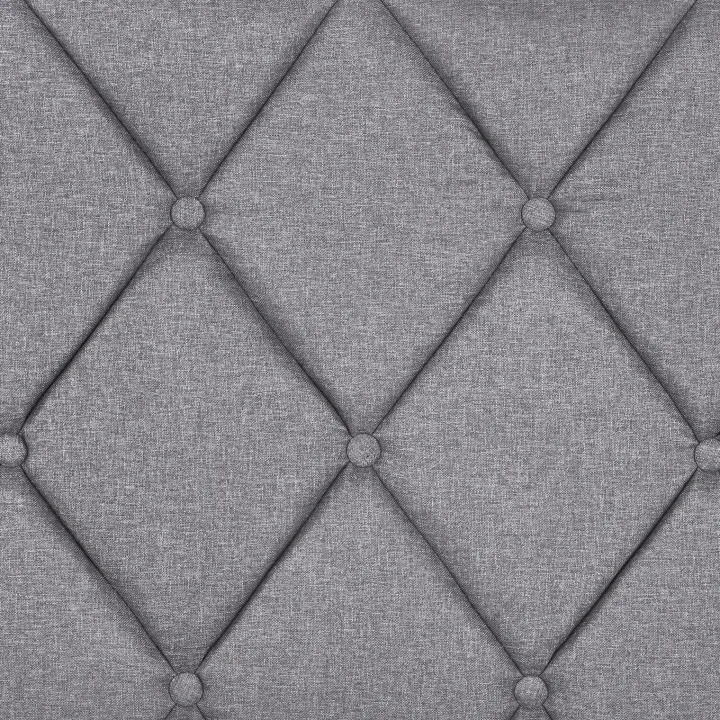 Letto matrimoniale con cassettoni 160x200cm grigio nero Galileo