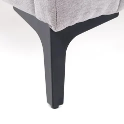 Letto matrimoniale imbottito 160x200cm grigio chiaro Varano