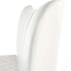 Letto matrimoniale in ecopelle 160x200cm bianco Cabras Gihome®