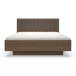 Letto matrimoniale 160x200cm contenitore camera da letto noce Bois