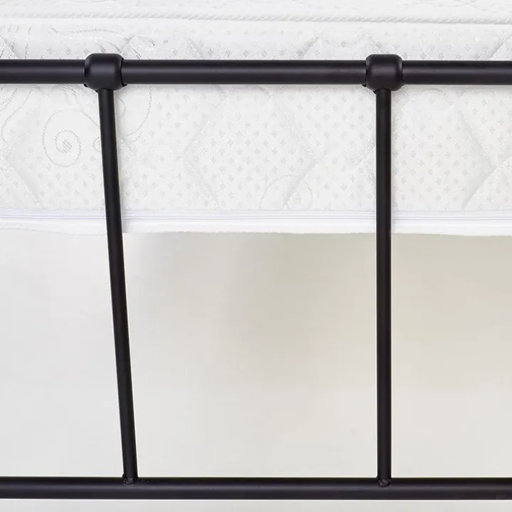 Letto una piazza e mezza moderno 120x200cm nero Stella