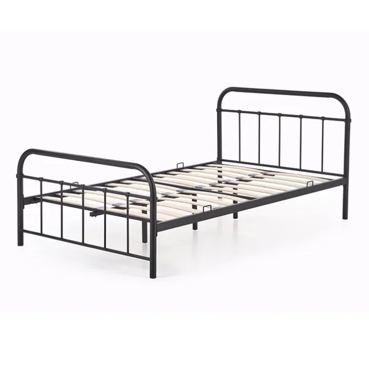 Letto una piazza e mezza moderno 120x200cm nero Stella