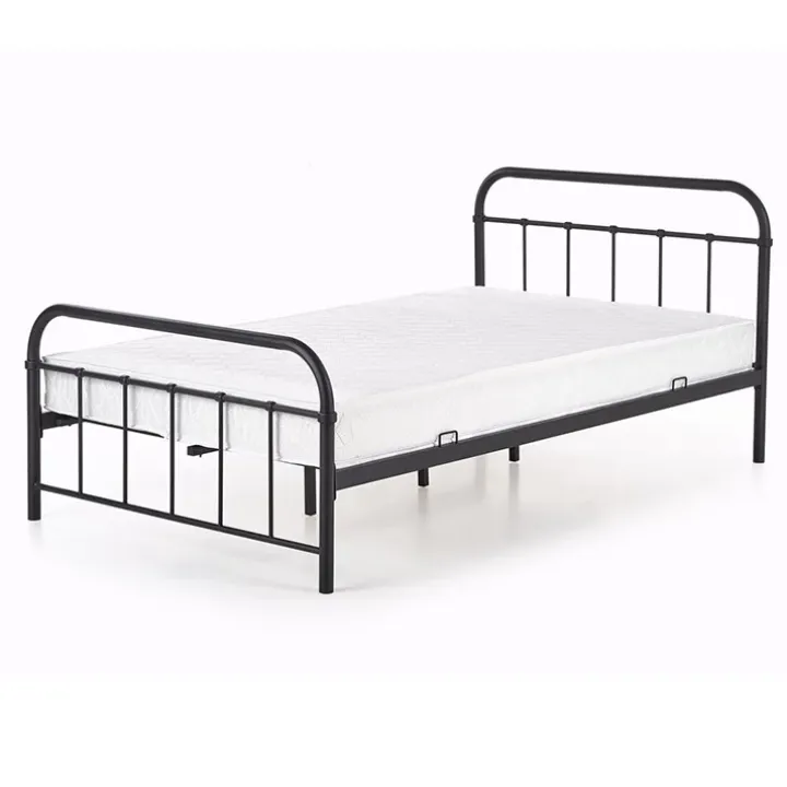 Letto una piazza e mezza moderno 120x200cm nero Stella