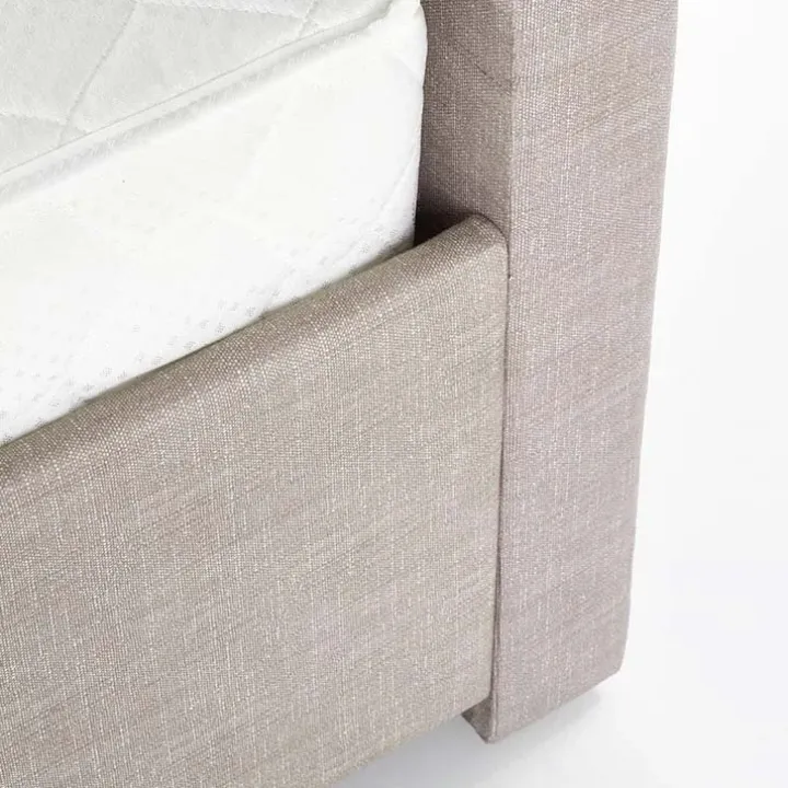 Letto 160x200cm matrimoniale con cassettoni beige Quarto Gihome®
