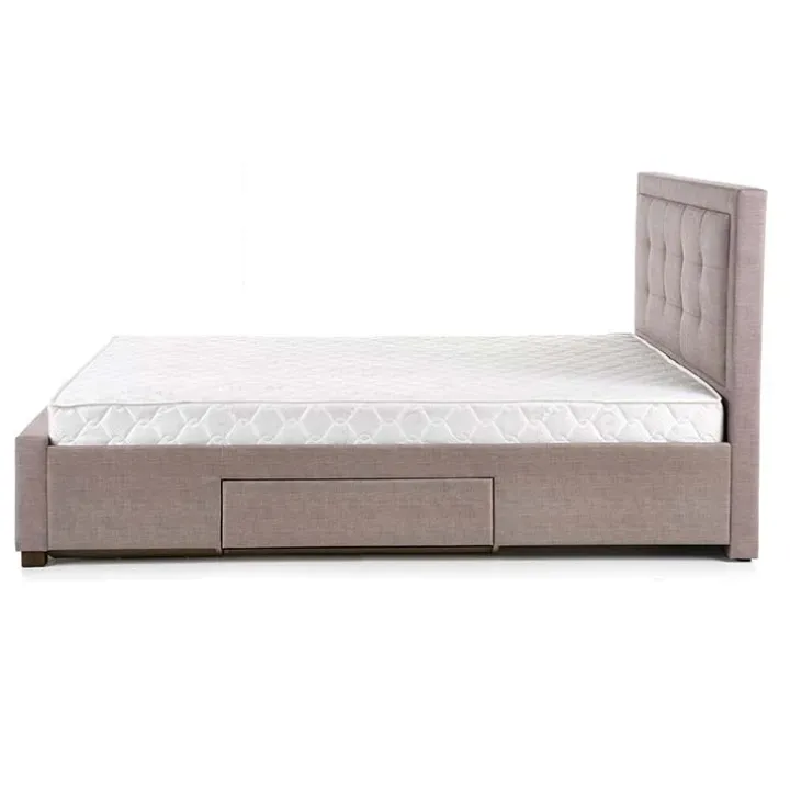 Letto 160x200cm matrimoniale con cassettoni beige Quarto Gihome®