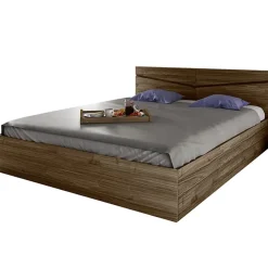 Letto 160x200cm matrimoniale contenitore noce Camilla Gihome®