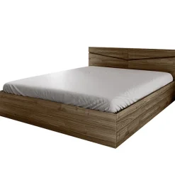 Letto 160x200cm matrimoniale contenitore noce Camilla Gihome®