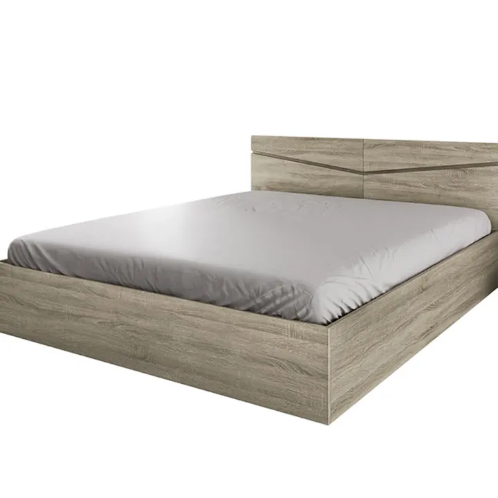 Letto 160x200cm matrimoniale contenitore rovere sonoma Camilla Gihome®