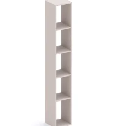 Libreria colonna 28x186h cm con 4 ripiani beige Sunset