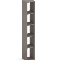 Libreria colonna 28x186h cm con 4 ripiani marrone bronzo Sunset