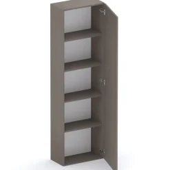 Libreria mobile multiuso scarpiera dispensa 195x186h marrone bronzo Sunset 1003