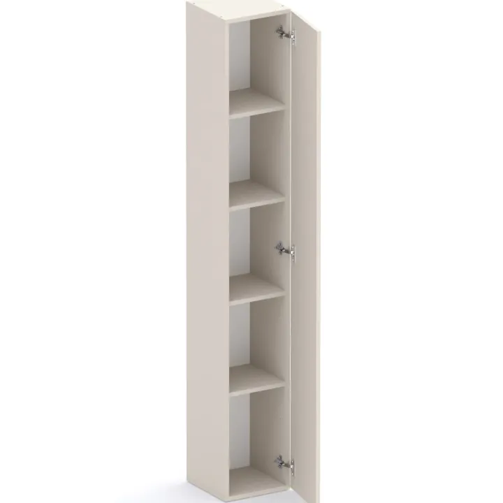 Libreria moderna 84x186h cm 1 anta beige Sunset 1004