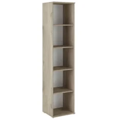 Libreria 40x176h cm a colonna con ripiani rovere Time I