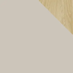 Madia soggiorno 150x105h cm 3 ante 3 cassetti beige cashmere rovere chiaro Linfa