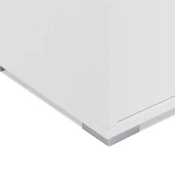 Madia 100x93h cm 1 anta 4 cassetti moderna bianco Eindhoven
