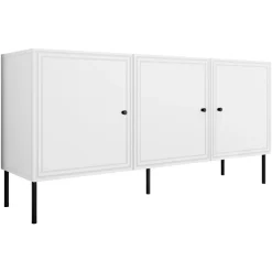 Madia 151x75h cm 3 ante bianco opaco Stark