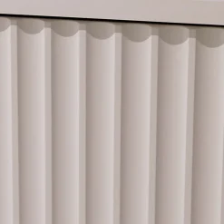 Madia 150x80h cm 2 ante 3 cassetti cannettato moderna beige Vanessa