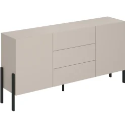 Madia 180x90h cm 2 ante 3 cassetti moderna beige cashmere Simple
