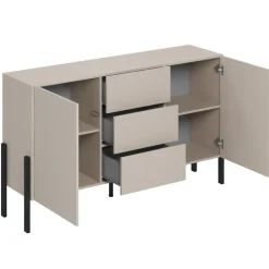 Madia 150x90h cm 2 ante 3 cassetti moderna beige cashmere Simple
