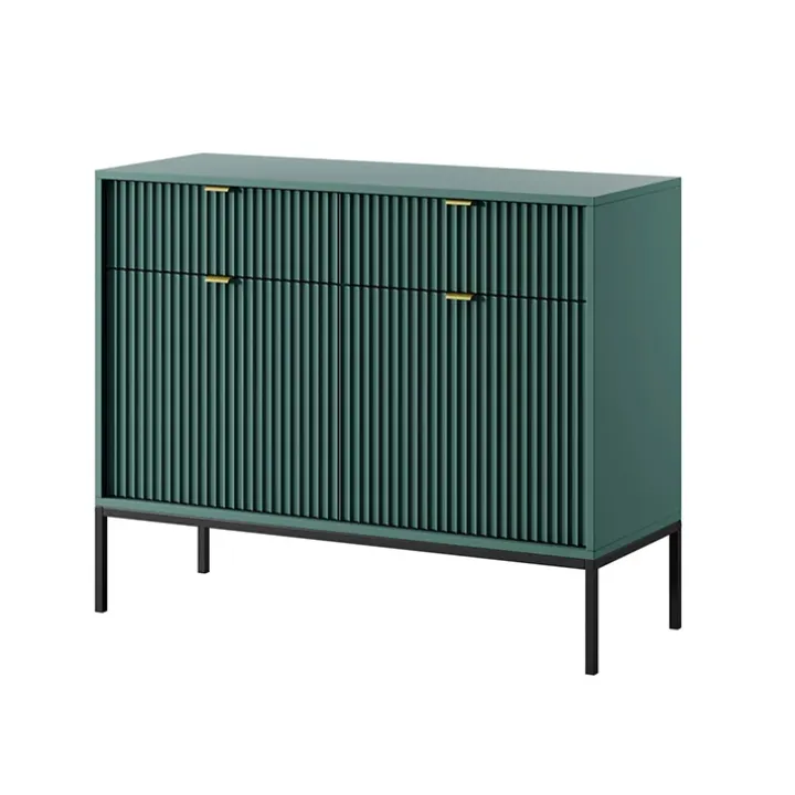 Madia 104x83h cm 2 ante 2 cassetti moderna design verde Alisa