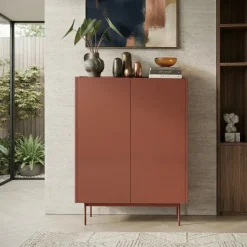 Madia 97x122h cm 2 ante design moderno rosso Passion