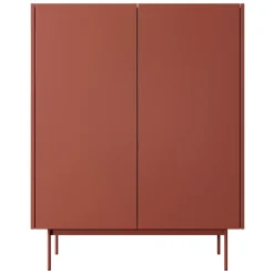 Madia 97x122h cm 2 ante design moderno rosso Passion