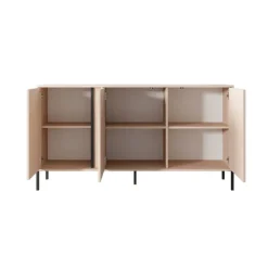 Madia 153x82h cm 3 ante moderna beige Melly