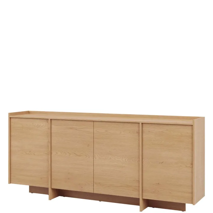 Madia 200x90h cm 4 ante moderna rovere Girone