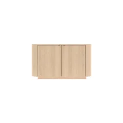 Madia 130x76h cm 2 ante moderna rovere Alba