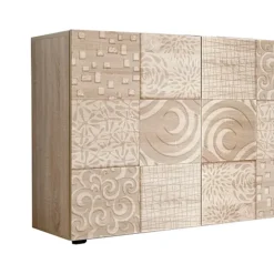 Madia 241x84h cm 4 ante moderna rovere samoa Paradise