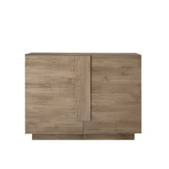 Madia 120x90h cm 2 ante moderna soggiorno rovere scuro Alvarez