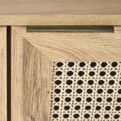 Madia 160x85h cm 3 ante 3 ripiani moderna rovere Sombra