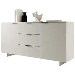 Madia 180x90h cm 2 ante soggiorno beige cashmere Stone