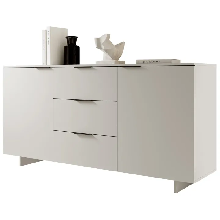 Madia 180x90h cm 2 ante soggiorno beige cashmere Stone
