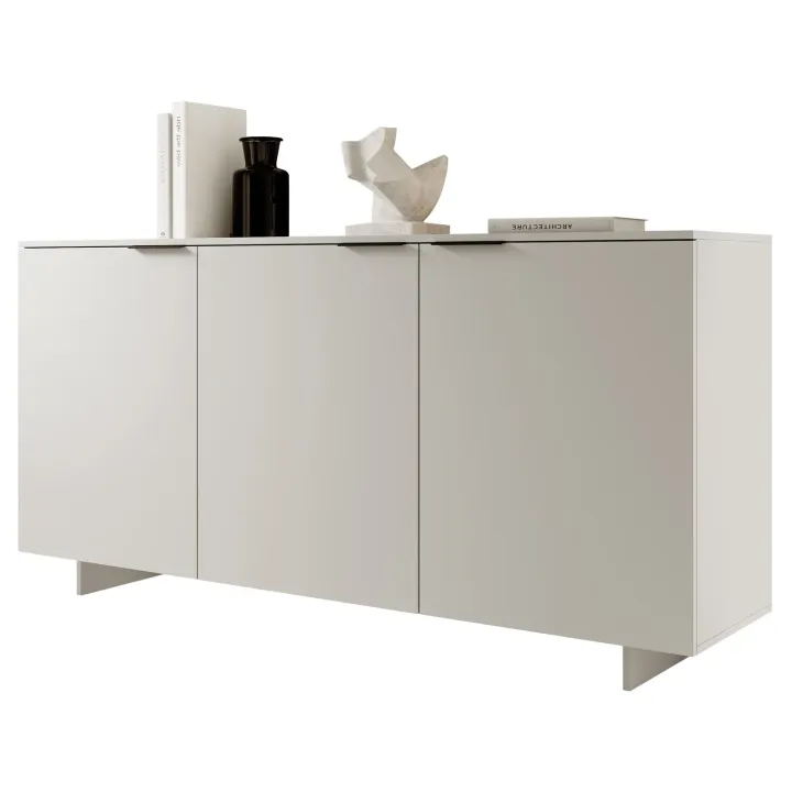Madia 180x90h cm 3 ante soggiorno beige cashmere Stone
